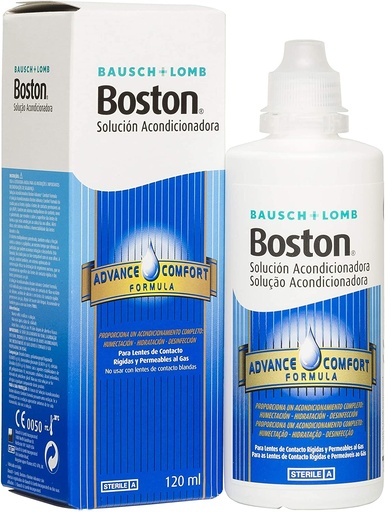 [BL.114] Boston  Solución Acondicionadora 120 ml  Bausch & Lomb.